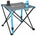 Skladacia kempingová súprava: stôl a 2 stoličky s operadlom