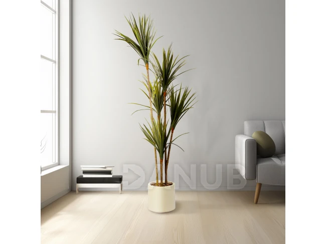 Umelá rastlina dekorácia - palma - zelená - 1,5 m