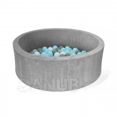 Suchý bazén na hranie – sivý