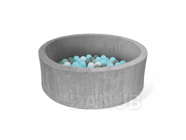 Suchý bazén na hranie – sivý