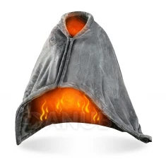 Vyhrievaná USB deka - 150 x 80 cm - 40 - 52°C - sivá