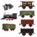 Detský vláčik s vagónmi, parou a zvukmi na batérie