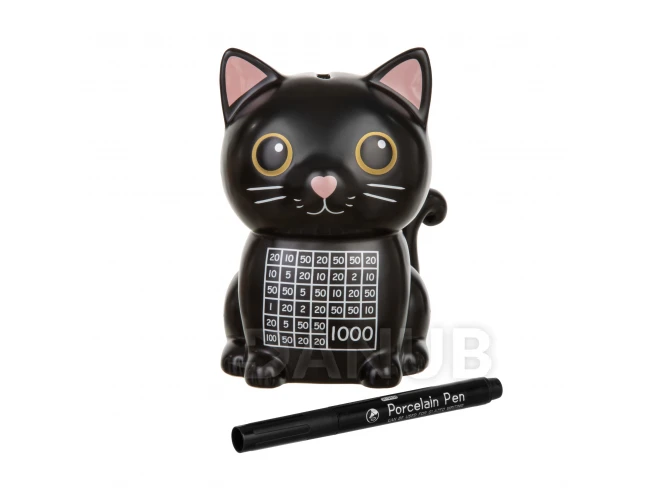 Mačacia pokladnička s trackerom