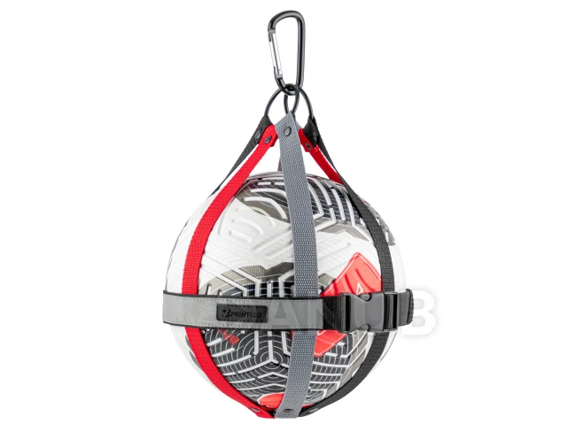 Držiak na loptu Sprintigo – červený × sivý × čierny