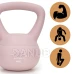 Kettlebell - mäkký - 4 kg - svetloružový Kettlebell - mäkký - 4 kg - svetloružový