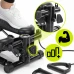 Fitness stepper s káblami a počítadlom - čierny Fitness stepper s káblami a počítadlom - čierny