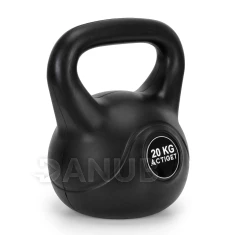 Kettlebell - 20 kg - čierny