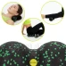 Dvojitá loptička na masáž chrbta a krku - čierno-zelený