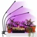 LED lampa na rast rastlín - 3 panely - časovač a spona - USB
