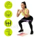 Fitnes odporové gumy na cvičenie - sada 5 ks - odpor 1-20 kg