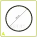Hula hoop s masážnymi výstupkami - 88 cm - skladací - čierno-zelený Hula hoop s masážnymi výstupkami - 88 cm - skladací - čierno-zelený
