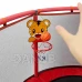 Detská trampolína s príslušenstvom - 150 cm - červená