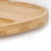 Servírovací podnos na občerstvenie - otočný - okrúhly - 33 cm - bambus