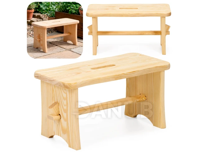 Stolička 40x20x20 cm - svetlohnedá