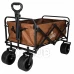 Transportný vozík s funkciou stolíka 2v1 - hnedý