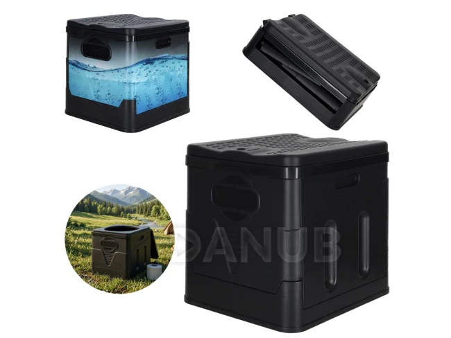 Praktická prenosná toaleta - 20l