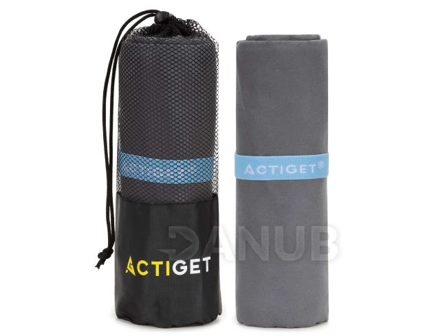 Rýchloschnúci uterák 100 x 180 cm - tmavosivý