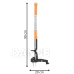 Vytrhávač buriny - 99 cm - čierna Vytrhávač buriny - 99 cm - čierna