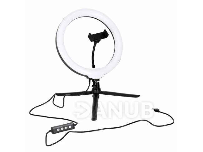 RGB LED selfie okrúhle svetlo na statíve RGB LED selfie okrúhle svetlo na statíve