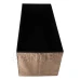 Skladací velúrový taburet s úložným priestorom - 76 x 38 x 38 cm - hnedá farba Skladací velúrový taburet s úložným priestorom - 76 x 38 x 38 cm - hnedá farba