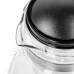 Sklenený džbán 1.65 L - transparentná/čierna