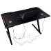 Herný stôl s LED RGB podsvietením - 120x60cm - čierny Herný stôl s LED RGB podsvietením - 120x60cm - čierny