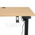 Stôl s elektrickým nastavením výšky - ovládací panel - 120x60cm - čierna/drevo Stôl s elektrickým nastavením výšky - ovládací panel - 120x60cm - čierna/drevo