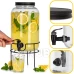 Sklenená nádoba na limonádu s kohútikom a stojanom - 3,2l 