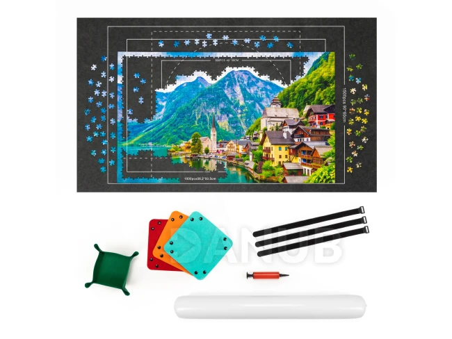 Zrolovateľná podložka na puzzle - 114x67cm - 1500 dielikov Zrolovateľná podložka na puzzle - 114x67cm - 1500 dielikov