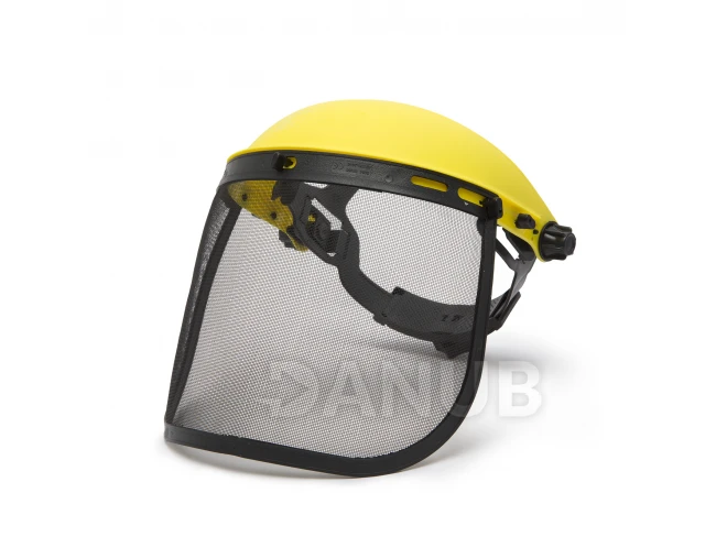 Ochranná mriežka na tvár s pántom na čelo