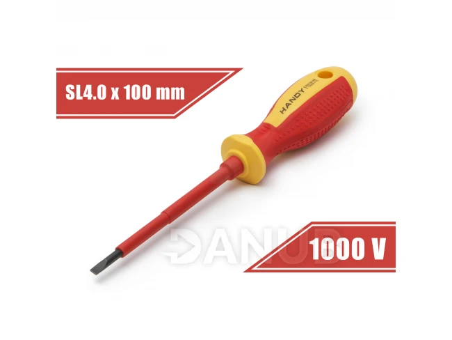 Skrutkovač - 0,8 x 4 x 100 mm - izolované do 1000V