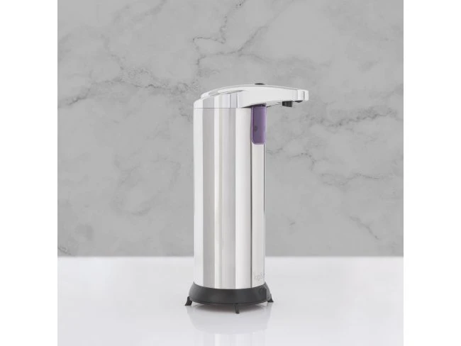 Automatický dávkovač mydla - 220 ml - voľne stojací - na batérie - chrómová
