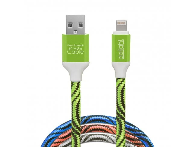 Dátový kábel - iPhone - zelený