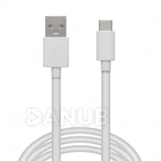 Dátový kábel USB Type - C - biely - 2 m