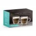 Dvojstenná, priehľadná sklenená cappucino šálka - 250 ml - 2ks / krabica Dvojstenná, priehľadná sklenená cappucino šálka - 250 ml - 2ks / krabica