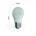 LED žiarovka Classic Mini Globe 7,3W E27 teplá biela