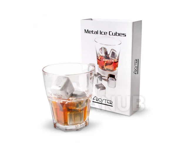 Chladiace kovové kocky do nápojov