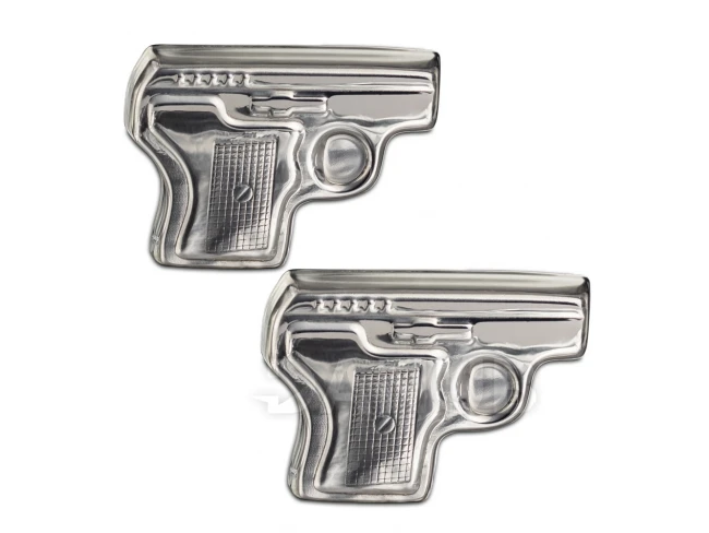 Chladiace kovové kocky do nápojov - Pištole