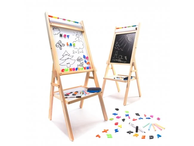 Magnetická kriedová tabuľa obojstranná + počítadlo