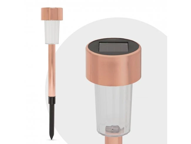 LED solárna lampa do exteriéru Bronze