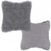 Obliečka na vankúš vlnená 40x40cm - sivá