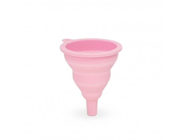 Silikónový lievik - ružový 10 x 8 cm