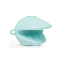 Silikónová chňapka - žabka - modrá