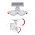 Solárny reflektor s pohybovým senzorom - otáčateľná hlava - 2 COB LED