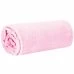 Obojstranná plyšová deka 130x180cm - cik cak - ružová