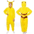 Plyšový overal Kigurumi - vzor pikachu - 130-140 cm