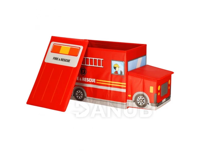 Úložný kôš - 55 X 26 X 32 CM - hasičské auto