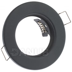 Podhľadové zapustené svietidlo - okrúhle - GU10 - grafitové