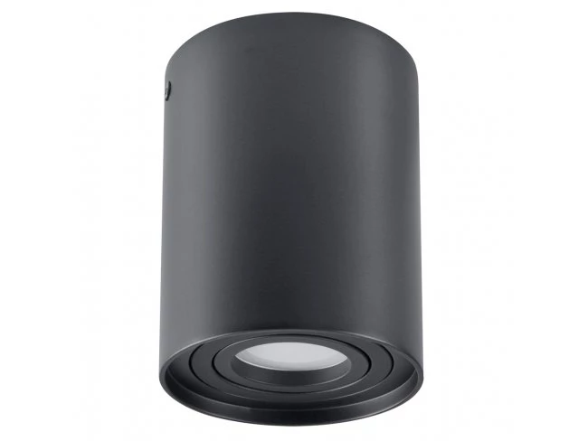 Podhľadové okrúhle svietidlo pohyblivé Polux HADAR R1 - GU10 - čierne