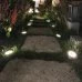 Záhradná solárna lampa 16x LED - zapustená - sada 4ks - studená biela